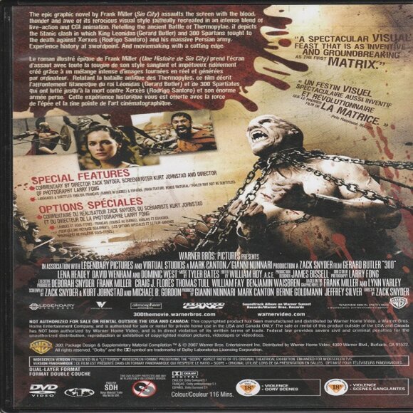 300 - DVD - Picture 2 of 2